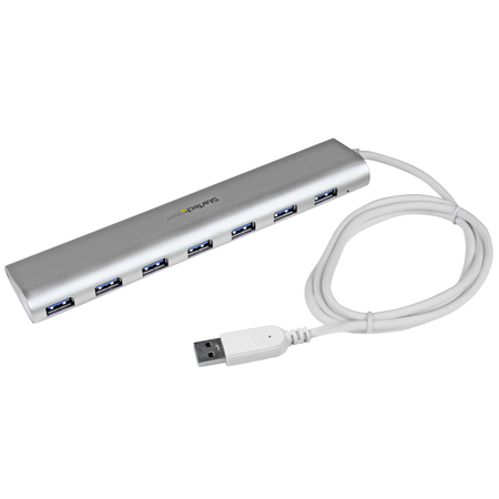 Startech.Com 7Port USB Hub - Aluminum and Compact USB 3.0 Hub for Mac ST73007UA